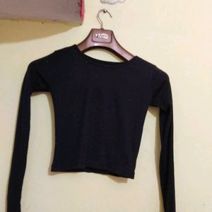 Black Full Sleeve Top