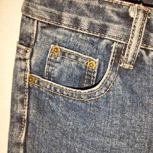 Blue Wide Leg Jeans