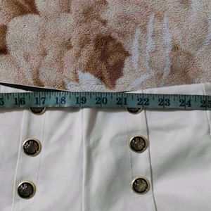 Fancy Cream Trouser For Girls