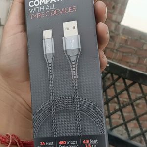 New Boat Type C charging Cable