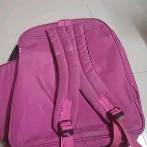 Very Large Hard Quality 7 Zipper School Bag