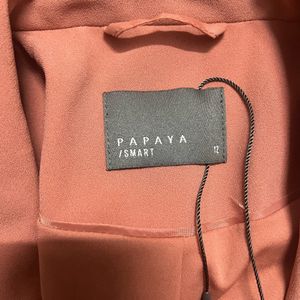 PAPAYA BRAND BLAZER PINK AESTHETIC