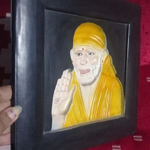 3d Effect Sai Baba Picture