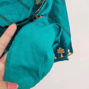 Mint Blue Saree