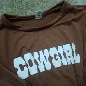 Cowgirl Brown Pintresty Top