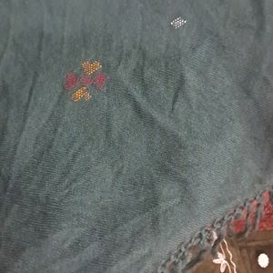 Bhuttico Kullu Olive Green Shawl