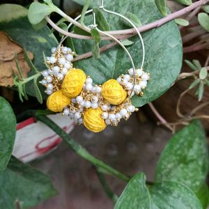 Handmade Haldi Earrings