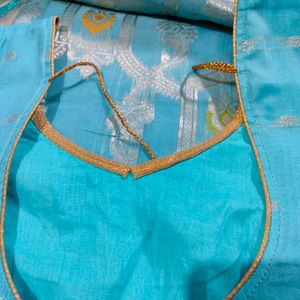 Banarasi Cotton Linen Saree