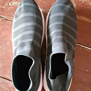 Grey Running Shoes