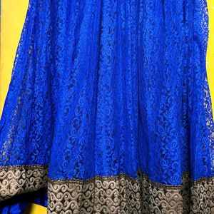 Blue Anarkali Kurta For Women