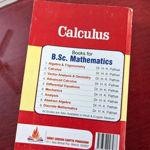 Calculus Book By Dr. H. K. Pathak