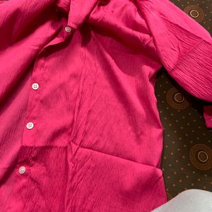 Trendy Rose Colour Shirt On Sale