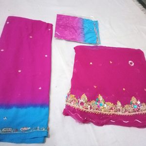 Unstitched Lehenga Choli And Dupatta