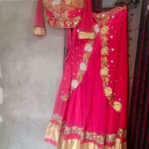 Punch Pink Lehnga Choli