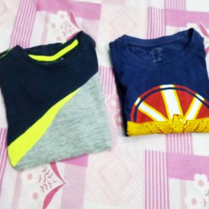 Combo Of Two Boys Tshirt 👕 6-8yrs.