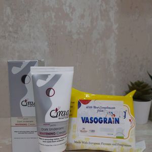 Combo Of Underarm Cream And Wipes