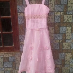 A Beautiful Baby Pink Princess Gown