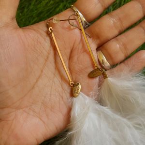 Hand Made Feather Earrings🪶🤍