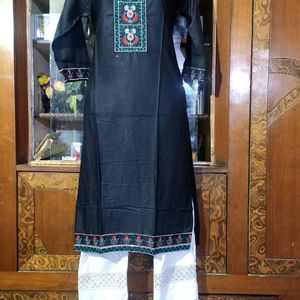 Kurti With Lycra Trouser Combo