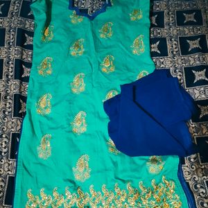 Kurti Set Green