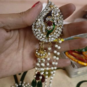 Kamarbandh & Saree Pin + Necklace Combo