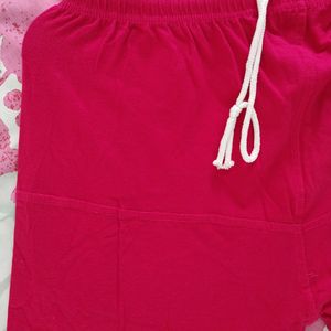 2 Leggings For Women, Pink And Mustard, 30