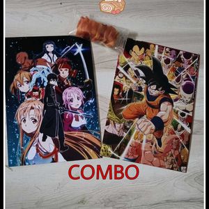 COMBO of 2 Anime Card Dragon Ball Z And Cute Bread