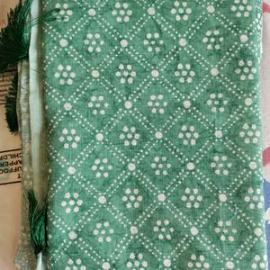 Beautiful Printed Linen Saree