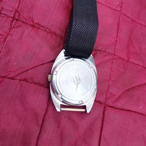 Vintage HMT Kohinoor Black Dial Mechanical Watch