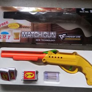 Match Stick Firing Toy Gun