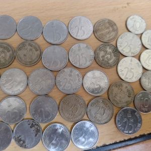 25 Paise Coin Collection Rhino Token