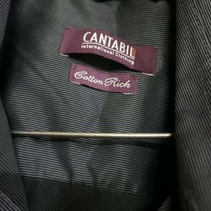 Cantabil Party Wear Self Design Shirt For Men In L