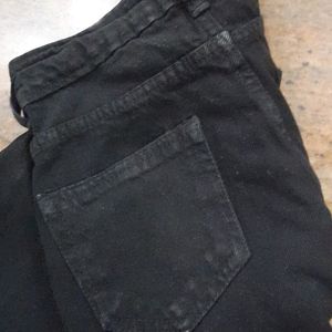 Wide Leg Black Jeans