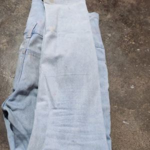 Sky Blue 5 Buttone Denim Jeans