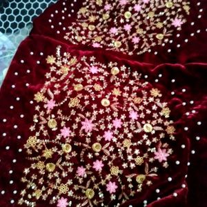 Velvet Lehenga Choli Beautiful