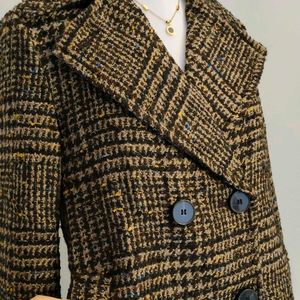 🆕 Tweed Checkered Overcoat