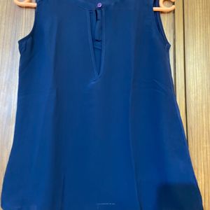 Sleeveless Top By Max | Navy Blue