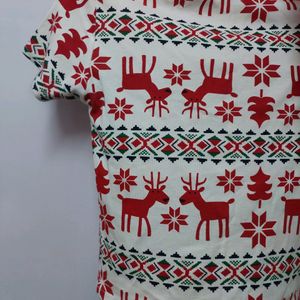 Christmas Themes Crop Top