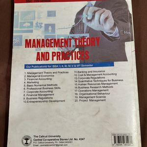 BBA CALICUT UNIVERSITY BOOK