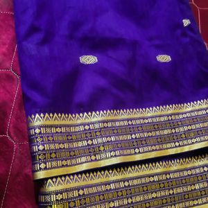 Saree of Enchanting Purple Rhapsod