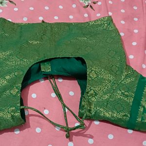 Green Brocade Blowse