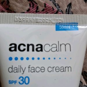 Acnacalm face cream + 30spf for oily skin