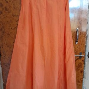 Orange Color Petticoat (Coral Colour)