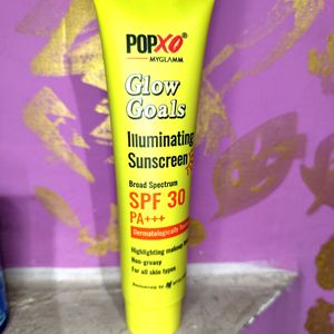 Popxo Glow Goal Illuminating Sunscreen SPF30