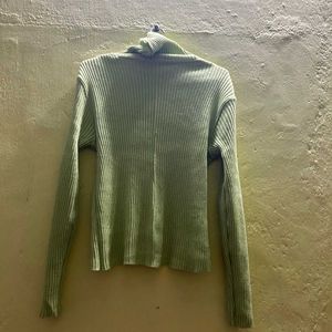 Green Turtle Neck