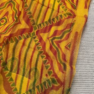 Yellow Kota Doria Saree