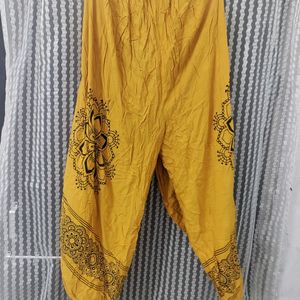 Yellow Printed Salwar