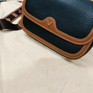 Allen Solly Leather Sling Bag