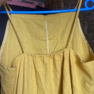 Yellow Casual Dress