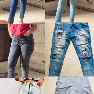 Combo Of 6 Jeans